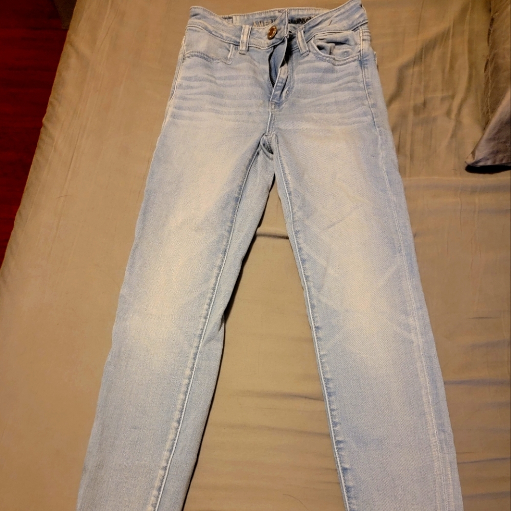 American Eagle Ne(x)t Level Jegging, 00, light blue